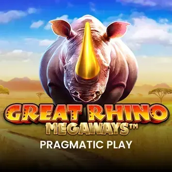 Permainan kasino Volatiliti Tinggi Great Rhino Megaways di Dragonara